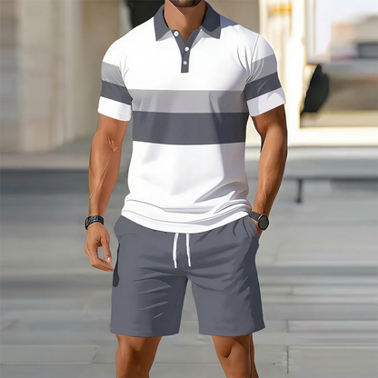 📢📢 -60% ⏰ Ensemble deux pièces homme : chemise et short