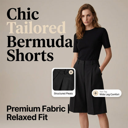 📢📢40 % DE RÉDUCTION !! ⏰ Short Bermuda ample pour femme – Taille élastique, poches pratiques & coupe décontractée – Parfait pour l’été, les loisirs ou les journées chaudes – confort et liberté de mouvement ☀️