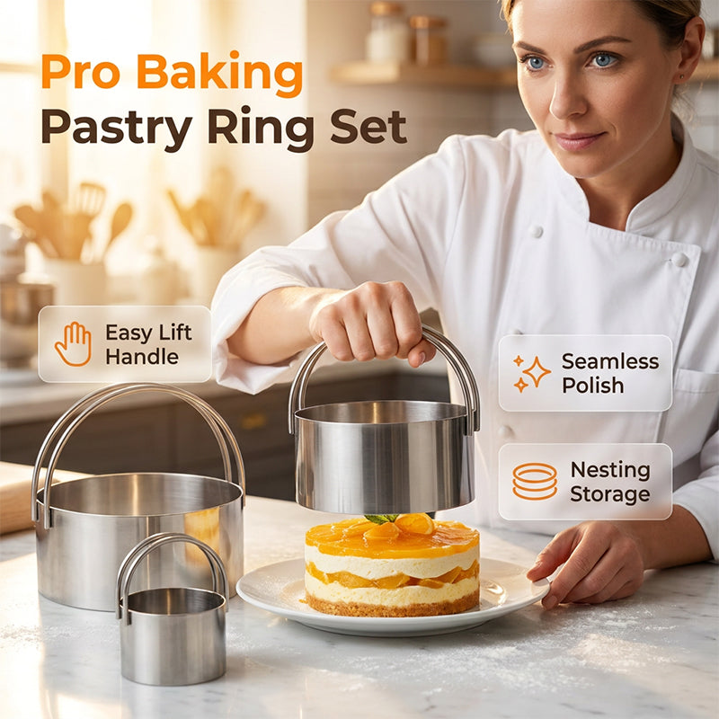 📢📢 -50% !! ⏰ Lot de 5 Emporte-Pièces Professionnels pour Pâtisserie