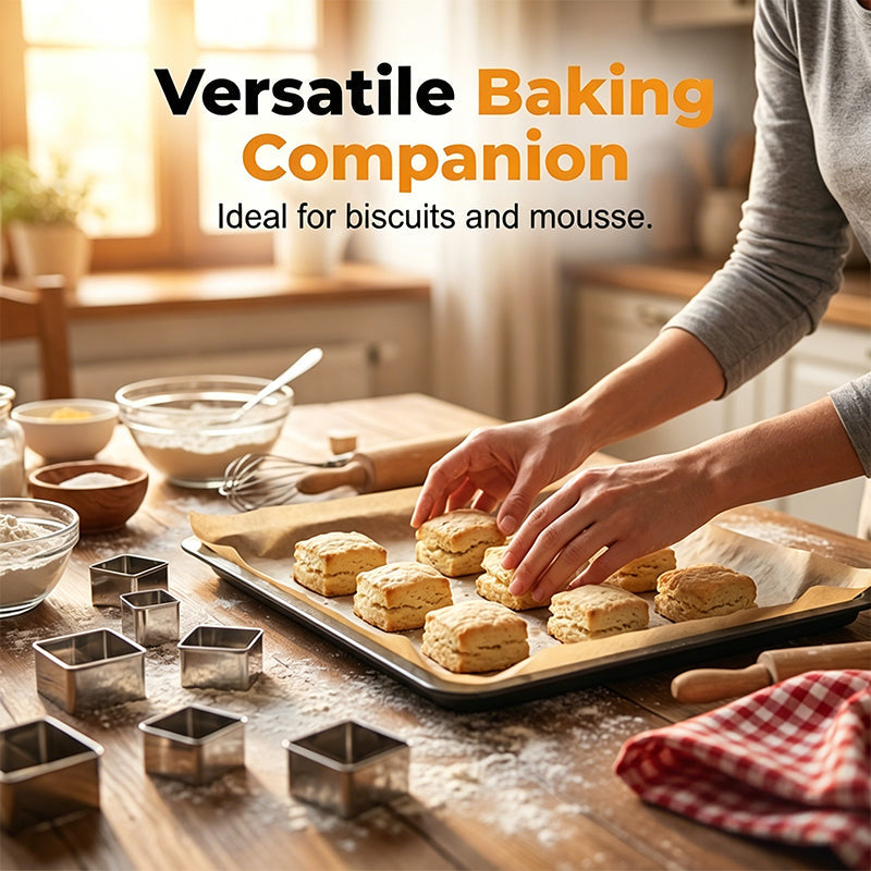 📢📢 -50% !! ⏰ Lot de 5 Emporte-Pièces Professionnels pour Pâtisserie