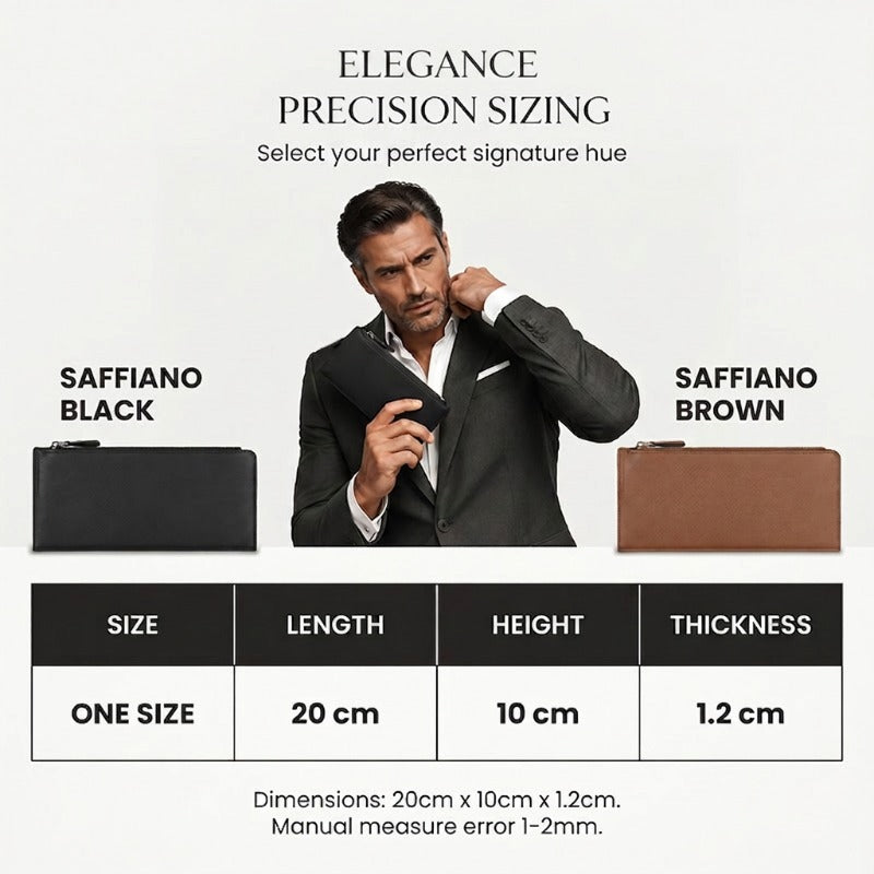 📢📢50% DE RÉDUCTION !! ⏰Portefeuille long et fin pour homme