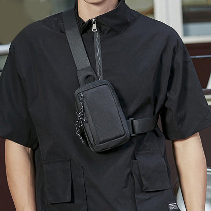 📢📢40 % DE RÉDUCTION !! ⏰Sac Bandoulière Homme Urban Commuter – Tissu Polyester Résistant Eau, Compartiments Organisés Passeport Téléphone Clés, Sangle Réglable 3 Ports · Ultraléger · Noir ✨