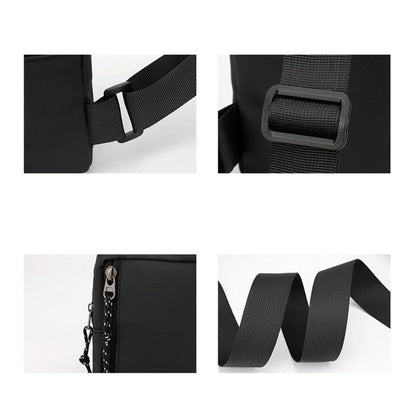 📢📢40 % DE RÉDUCTION !! ⏰Sac Bandoulière Homme Urban Commuter – Tissu Polyester Résistant Eau, Compartiments Organisés Passeport Téléphone Clés, Sangle Réglable 3 Ports · Ultraléger · Noir ✨