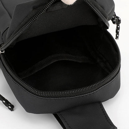 📢📢40 % DE RÉDUCTION !! ⏰Sac Bandoulière Homme Urban Commuter – Tissu Polyester Résistant Eau, Compartiments Organisés Passeport Téléphone Clés, Sangle Réglable 3 Ports · Ultraléger · Noir ✨