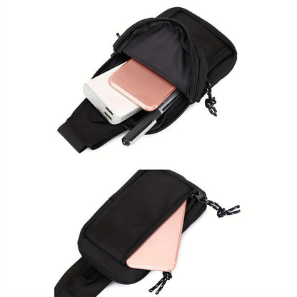 📢📢40 % DE RÉDUCTION !! ⏰Sac Bandoulière Homme Urban Commuter – Tissu Polyester Résistant Eau, Compartiments Organisés Passeport Téléphone Clés, Sangle Réglable 3 Ports · Ultraléger · Noir ✨