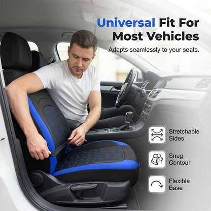 📢📢50% DE RÉDUCTION !!✈️Livraison gratuite ⏰ Ensemble de 9 Housses de Siège Auto Universelles pour Véhicules 5 Places