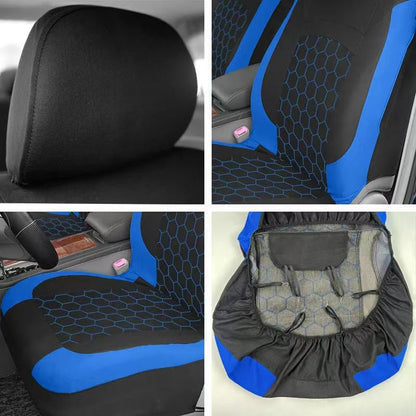 📢📢50% DE RÉDUCTION !!✈️Livraison gratuite ⏰ Ensemble de 9 Housses de Siège Auto Universelles pour Véhicules 5 Places