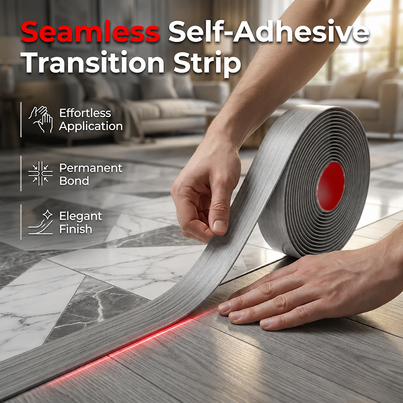 📢📢50 % DE RÉDUCTION !! ⏰Bande de Transition de Sol Flexible Auto-Adhésive
