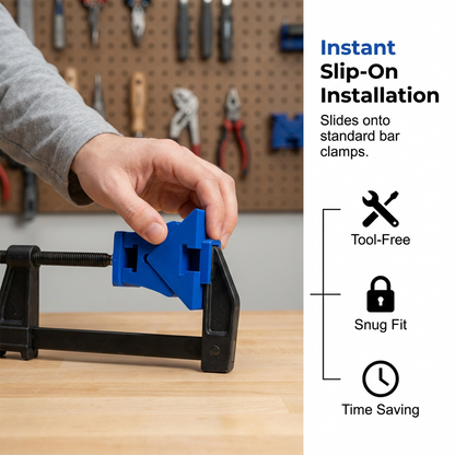 📢📢1 acheté，1 offert !! ⏰Adaptateur d'Équerre pour Serre-Joints à Barre Quick-Grip