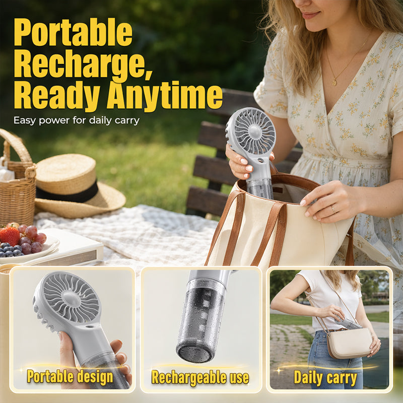 Ventilateur de refroidissement portable à brumisation