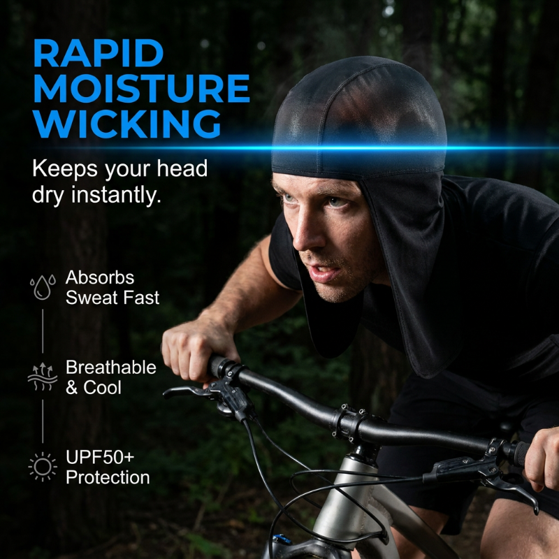 📢📢40% DE RÉDUCTION !! ⏰Cagoule Respirante Outdoor Anti-UV UPF50+ – Protection Nuque, Légère, Ultra-Élastique, 19 Coloris, Idéale Randonnée & Pêche 🌿