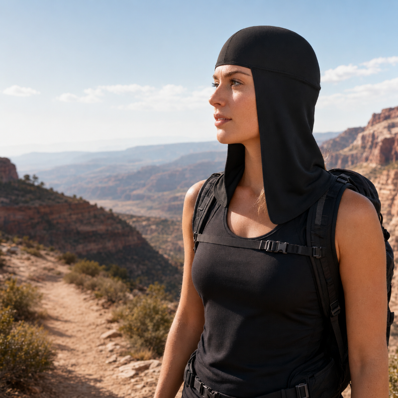 📢📢40% DE RÉDUCTION !! ⏰Cagoule Respirante Outdoor Anti-UV UPF50+ – Protection Nuque, Légère, Ultra-Élastique, 19 Coloris, Idéale Randonnée & Pêche 🌿