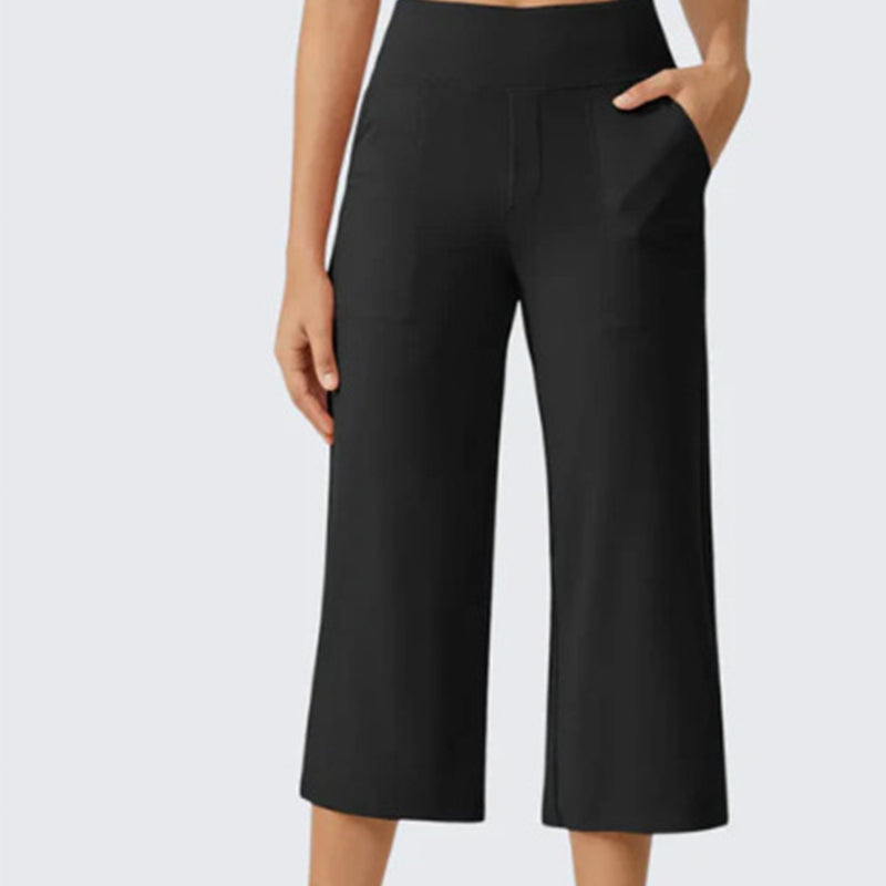 📢📢40% DE RÉDUCTION !! ⏰Pantalon Corsaire Large Décontracté Femme