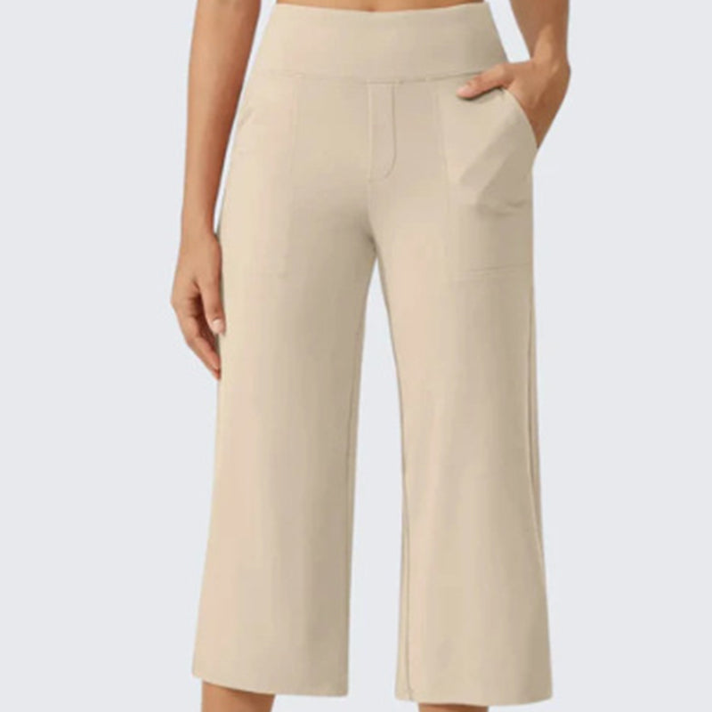 📢📢40% DE RÉDUCTION !! ⏰Pantalon Corsaire Large Décontracté Femme
