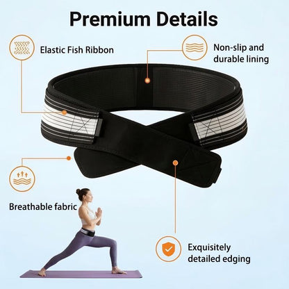 📢📢50% DE RÉDUCTION !! ⏰Ceinture Sacro-Iliaque Sciatique – Maintien Lombaire & Hanches, Respirante, Velcro Robuste, 2 Tailles, 3 Coloris, Idéale Post-Partum & Soulagement