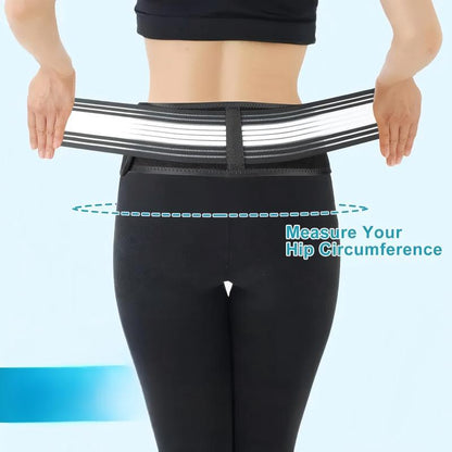 📢📢50% DE RÉDUCTION !! ⏰Ceinture Sacro-Iliaque Sciatique – Maintien Lombaire & Hanches, Respirante, Velcro Robuste, 2 Tailles, 3 Coloris, Idéale Post-Partum & Soulagement