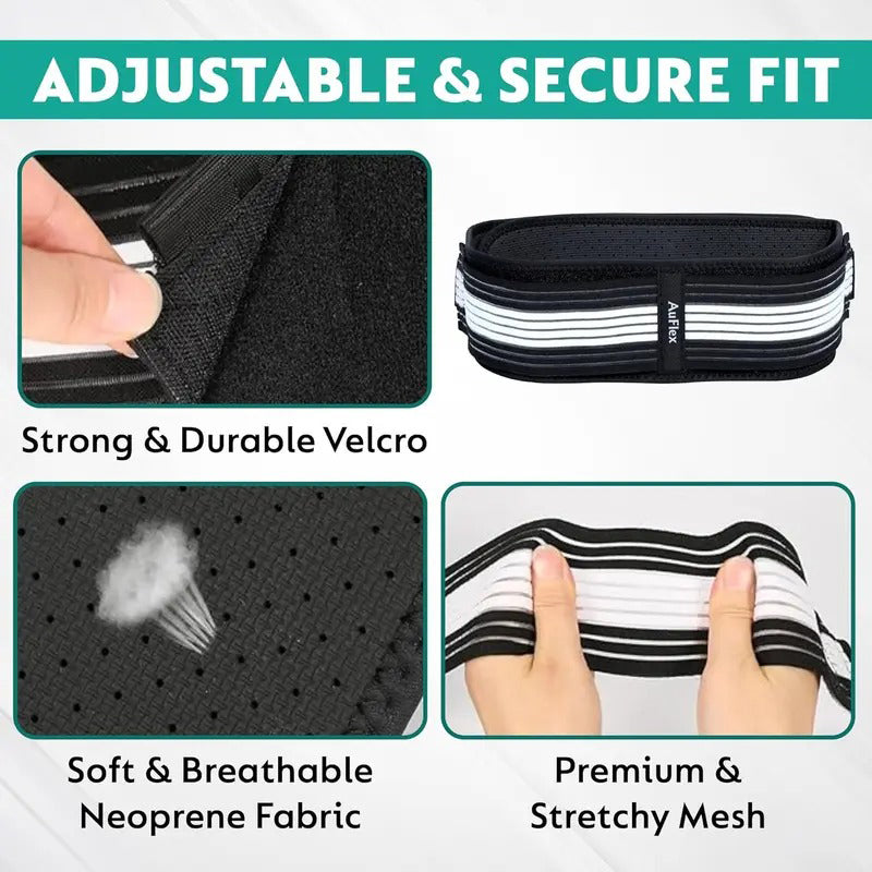 📢📢50% DE RÉDUCTION !! ⏰Ceinture Sacro-Iliaque Sciatique – Maintien Lombaire & Hanches, Respirante, Velcro Robuste, 2 Tailles, 3 Coloris, Idéale Post-Partum & Soulagement