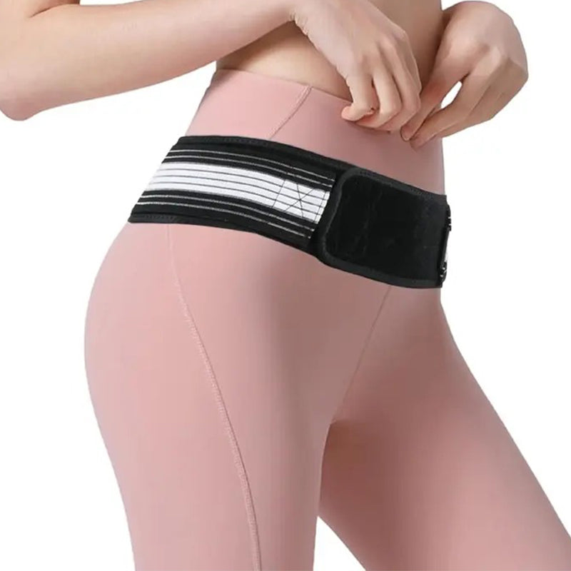 📢📢50% DE RÉDUCTION !! ⏰Ceinture Sacro-Iliaque Sciatique – Maintien Lombaire & Hanches, Respirante, Velcro Robuste, 2 Tailles, 3 Coloris, Idéale Post-Partum & Soulagement