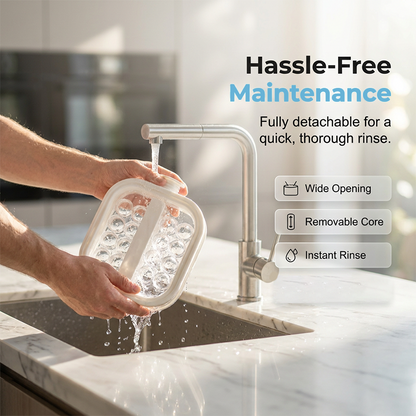 Bouilloire portable en silicone pour glaçons sphériques