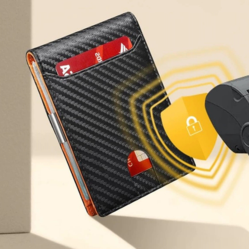 📢📢40% DE RÉDUCTION !! ⏰ Portefeuille minimaliste pour homme avec blocage RFID – Cuir fin, plusieurs compartiments – Protection contre le vol électronique – compact, idéal pour le quotidien ou les voyages ✨💳