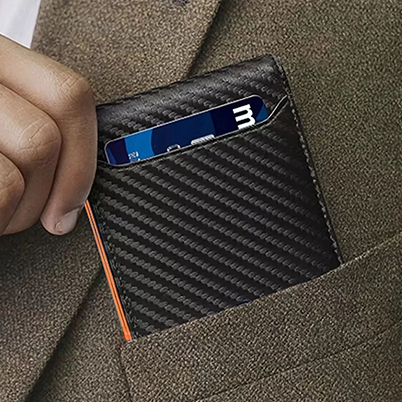 📢📢40% DE RÉDUCTION !! ⏰ Portefeuille minimaliste pour homme avec blocage RFID – Cuir fin, plusieurs compartiments – Protection contre le vol électronique – compact, idéal pour le quotidien ou les voyages ✨💳