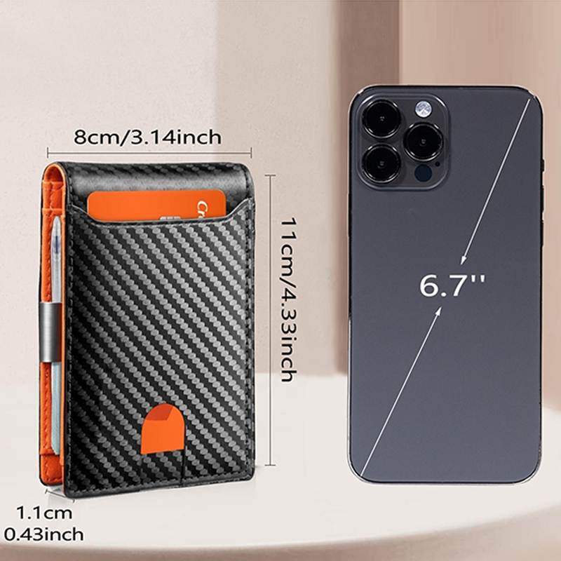 📢📢40% DE RÉDUCTION !! ⏰ Portefeuille minimaliste pour homme avec blocage RFID – Cuir fin, plusieurs compartiments – Protection contre le vol électronique – compact, idéal pour le quotidien ou les voyages ✨💳