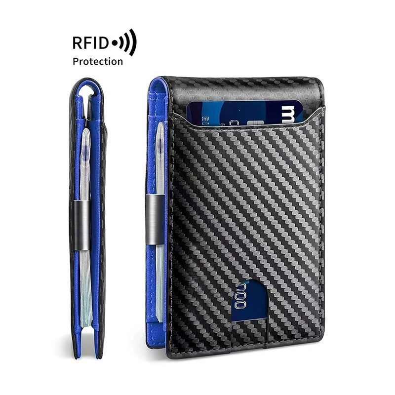 📢📢40% DE RÉDUCTION !! ⏰ Portefeuille minimaliste pour homme avec blocage RFID – Cuir fin, plusieurs compartiments – Protection contre le vol électronique – compact, idéal pour le quotidien ou les voyages ✨💳