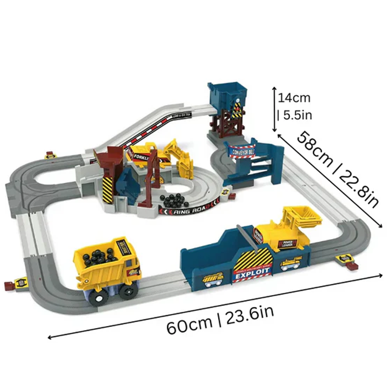 📢📢40% DE RÉDUCTION !! ⏰ Ensemble de train électrique interactif – Pistes modulaires & lumières – Parfait pour stimuler l’imagination des enfants – facile à assembler, compatible avec d’autres circuits 🎄✨