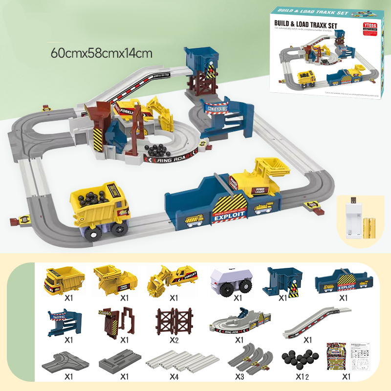 📢📢40% DE RÉDUCTION !! ⏰ Ensemble de train électrique interactif – Pistes modulaires & lumières – Parfait pour stimuler l’imagination des enfants – facile à assembler, compatible avec d’autres circuits 🎄✨