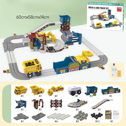 📢📢40% DE RÉDUCTION !! ⏰ Ensemble de train électrique interactif – Pistes modulaires & lumières – Parfait pour stimuler l’imagination des enfants – facile à assembler, compatible avec d’autres circuits 🎄✨