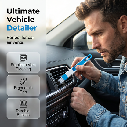 📢📢40 % DE RÉDUCTION !! ⏰ Brosse nettoyage 2-en-1 – Pour rainures, fentes & joints – Nettoyage précis sans effort – idéale pour fenêtres, rails ou recoins difficiles ✨🧹🏠