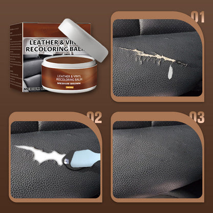🥳 PROMOTION 2026 🥳 💞 PLUS DE 50 000 EXEMPLAIRES VENDUS ! 🛋️✨ 50 % DE RÉDUCTION ! Pâte de réparation pour cuir – Comble les rayures et les marques, redonne de la texture. Disponible en plusieurs couleurs. Sauvez votre canapé préféré ! 💺🛡️