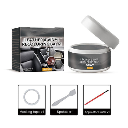 🥳 PROMOTION 2026 🥳 💞 PLUS DE 50 000 EXEMPLAIRES VENDUS ! 🛋️✨ 50 % DE RÉDUCTION ! Pâte de réparation pour cuir – Comble les rayures et les marques, redonne de la texture. Disponible en plusieurs couleurs. Sauvez votre canapé préféré ! 💺🛡️