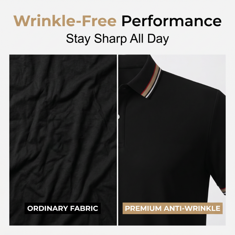 📢📢40 % DE RÉDUCTION !! ⏰T-Shirt Homme à Séchage Rapide avec Col Contrastant