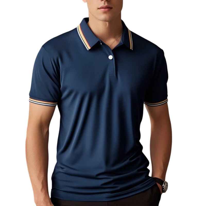 📢📢40 % DE RÉDUCTION !! ⏰T-Shirt Homme à Séchage Rapide avec Col Contrastant