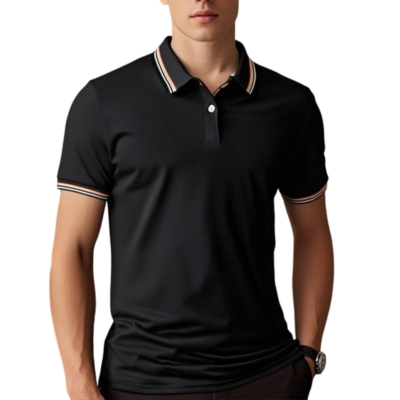 📢📢40 % DE RÉDUCTION !! ⏰T-Shirt Homme à Séchage Rapide avec Col Contrastant