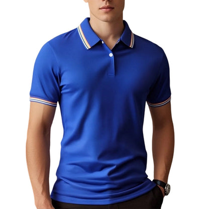 📢📢40 % DE RÉDUCTION !! ⏰T-Shirt Homme à Séchage Rapide avec Col Contrastant