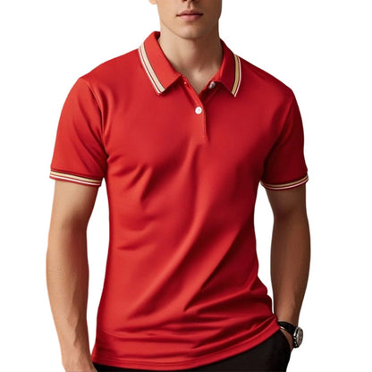 📢📢40 % DE RÉDUCTION !! ⏰T-Shirt Homme à Séchage Rapide avec Col Contrastant