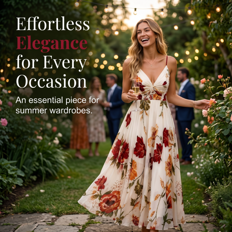 👗 50% DE RÉDUCTION 🌺 Robe maxi à bretelles spaghetti imprimée – Fluide, légère & bohème – Parfaite pour la plage, les vacances ou les journées chaudes – look romantique et facile à porter ☀️✨🌸