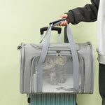 🐱🕸️🌬️ OFFRE LIMITÉE 50% DE RÉDUCTION! Sac de Transport Pliable en Maille pour Chat – Grand Format, Respirant, Bien Ventilé – Gardez Votre Compagnon à Fourrure Au Frais & Confortable Lors des Visites chez le Vétérinaire ou en Voyage 🏥🚗