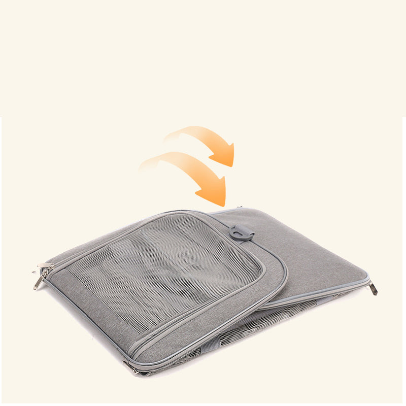 🐱🕸️🌬️ OFFRE LIMITÉE 50% DE RÉDUCTION! Sac de Transport Pliable en Maille pour Chat – Grand Format, Respirant, Bien Ventilé – Gardez Votre Compagnon à Fourrure Au Frais & Confortable Lors des Visites chez le Vétérinaire ou en Voyage 🏥🚗