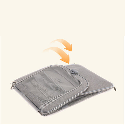 🐱🕸️🌬️ OFFRE LIMITÉE 50% DE RÉDUCTION! Sac de Transport Pliable en Maille pour Chat – Grand Format, Respirant, Bien Ventilé – Gardez Votre Compagnon à Fourrure Au Frais & Confortable Lors des Visites chez le Vétérinaire ou en Voyage 🏥🚗
