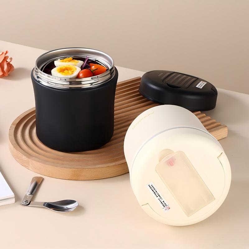 📢📢40 % DE RÉDUCTION !! ⏰Bocal Alimentaire Isotherme avec Cuillère Pliable