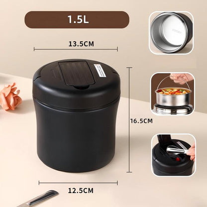 📢📢40 % DE RÉDUCTION !! ⏰Bocal Alimentaire Isotherme avec Cuillère Pliable