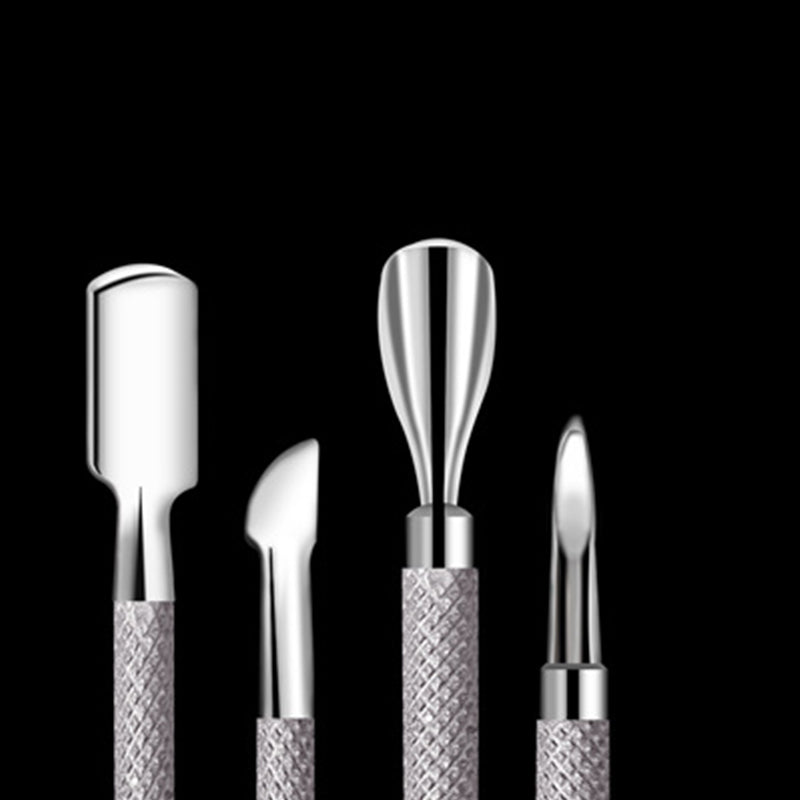 📢📢40 % DE RÉDUCTION !! ⏰Kit de Soin des Cuticules en Acier Inoxydable - 3 Pièces