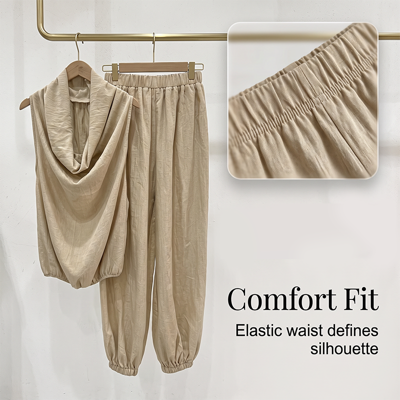 ✨Combinaison Femme Col Halter Jambe Large