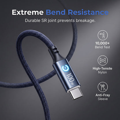 📢📢40% DE RÉDUCTION !! ⏰Câble de Charge Rapide Type-C vers Type-C