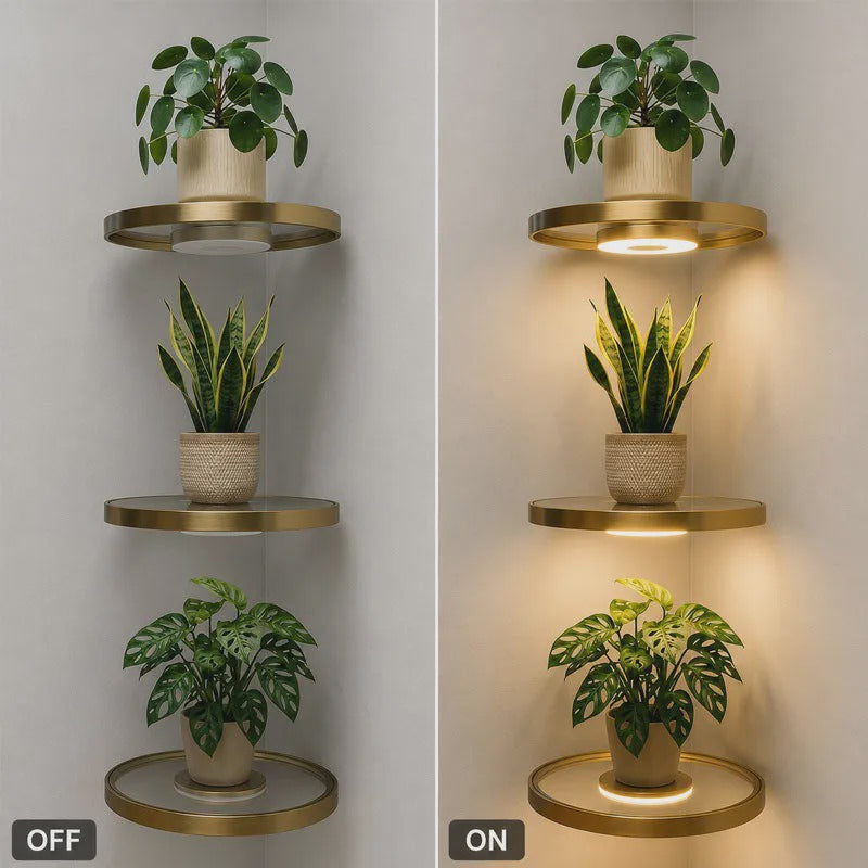 📢📢40% DE RÉDUCTION !! ⏰ Étagère murale flottante avec éclairage LED intégré – Design moderne, ambiance lumineuse & installation facile – Idéale pour salon, chambre & couloir ✨