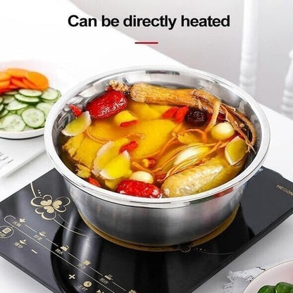 🍳 OFFRE LIMITÉE – 50% DE RÉDUCTION ! 🔥 Bassin Multifonctionnel en Acier Inoxydable – Qualité Allemande, Tamis à Mailles Fines & Râpe Inclus – Idéal pour Tamiser, Filtrer et Préparer en Cuisine ✨