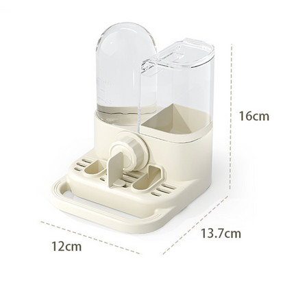 📢📢40% DE RÉDUCTION !! ⏰ Mangeoire et Abreuvoir Automatique 2-en-1 pour Cage à Oiseaux